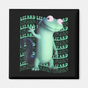 Funny Lizard Memor Animal Women Manar _4 Magnet