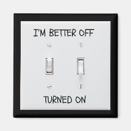 Funny ljusbrytare aktiverad på magnet