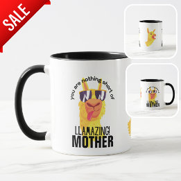 FUNNY LLAMA Du är Fantastisk GRANDMA NONNA Kaffemugg