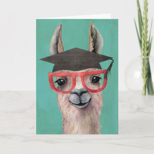 Funny Llama Humor 8 Klass Studenten Kort