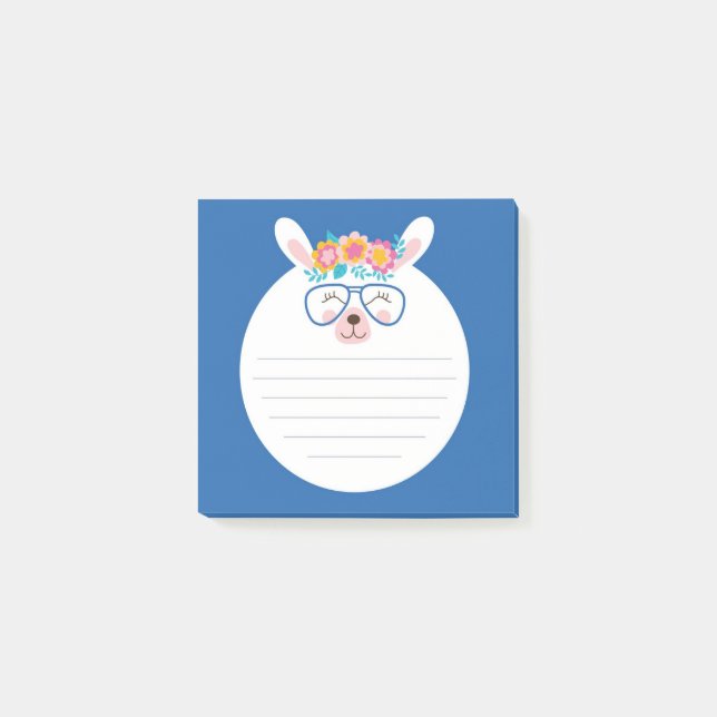 Funny Llama Post-it Block (Framsida)