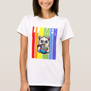 Funny Llama T-Shirt Gåvor till henne Cute Llam