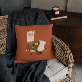 Funny Llama Thanksgiving Kudde