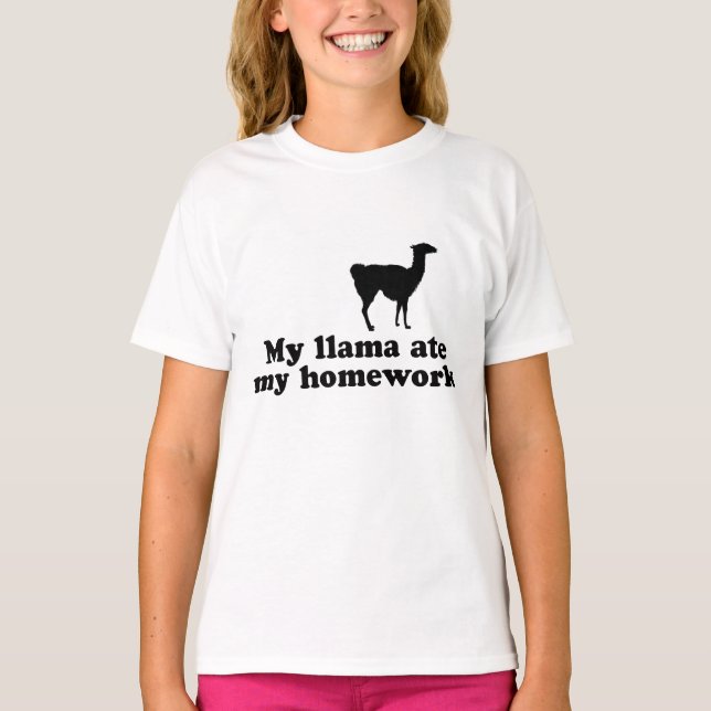 Funny Llama Tröja (Framsida)