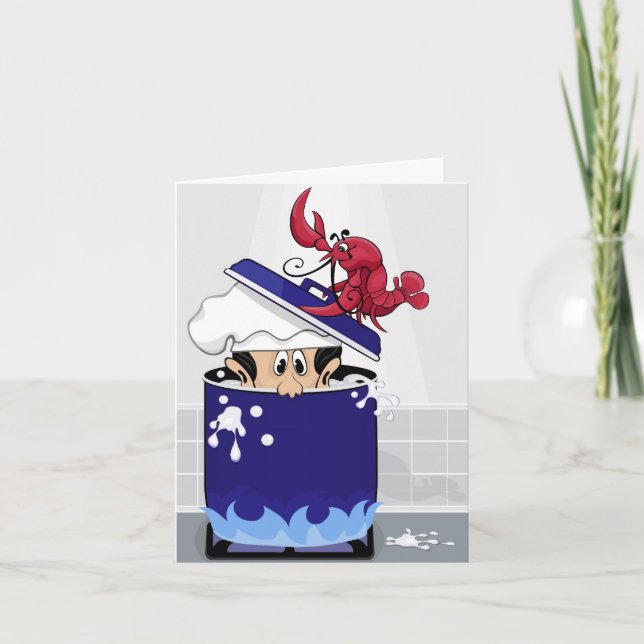 Funny Lobster Kort (Framsida)