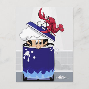Funny Lobster Vykort