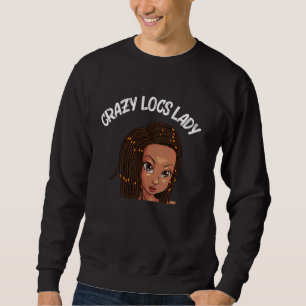 Funny Locfor Women Mamma Dreadlock Braid Hairstyl Lång Ärmad Tröja