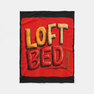 Funny loft bed speech costume  fleecefilt