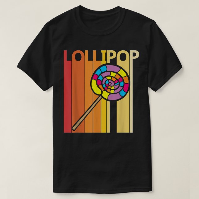 Funny Lollipop candy T Shirt (Design framsida)