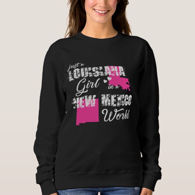 Funny Louisiana Shirts Just a Louisiana girl in a  T Shirt (Framsida)