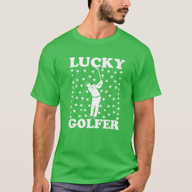 Funny Lucky Glofer St. Patrick's Day Gift T Shirt (Framsida)