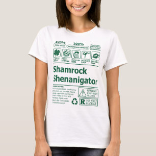 Funny Lucky Irish Shamrock St patricks day T Shirt