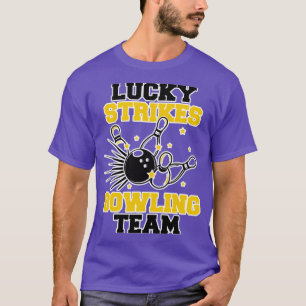 Funny Lucky Strejkas Bowling Team T T Shirt
