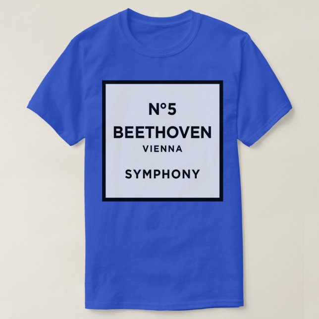 Funny Ludwig van Beethoven Parody 5th Symphony Rol T Shirt (Design framsida)