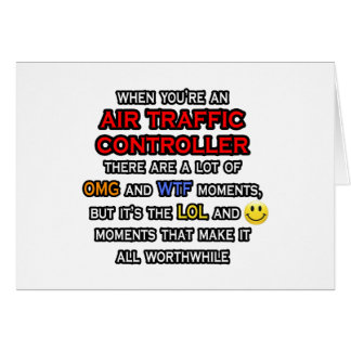 Funny Luft-trafikstyrenhet ... OMG WTF LOL Hälsningskort