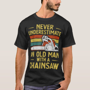 Funny Lumberjack Art Manar Pappa Chainsee Arborist T Shirt