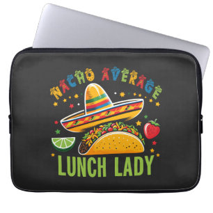 Funny Lunch Dam Cinco De Mayo Tacos Mexican Food Laptop Fodral