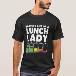 Funny Lunch Dam För manar Women Cafeteria Lunch Mo T Shirt