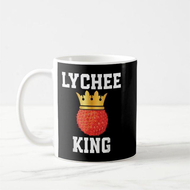 Funny Lychee Kung-utrustning för pojke och man Kaffemugg (Vänster)