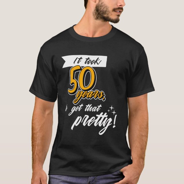 Funny Lycklig 50:e födelsedagen 50 år gammal Sayi T Shirt (Framsida)