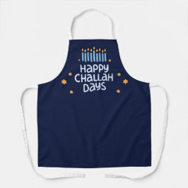 Funny Lycklig Challah Days Hanukkah Blue Apron