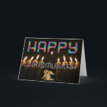 Funny Lycklig ChrisMukkah Angel Jul Hanukkah Helgkort<br><div class="desc">Funny Lycklig ChrisMukkah Angel Menorah Candles jul Hanukkah Mixed Tro Merging Helgdagar Firande</div>