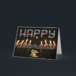 Funny Lycklig ChrisMukkah Angel Jul Hanukkah Helgkort<br><div class="desc">Funny Lycklig ChrisMukkah Angel Menorah Candles jul Hanukkah Mixed Tro Merging Helgdagar Firande</div>