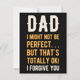 Funny Lycklig Fars dag Julkort