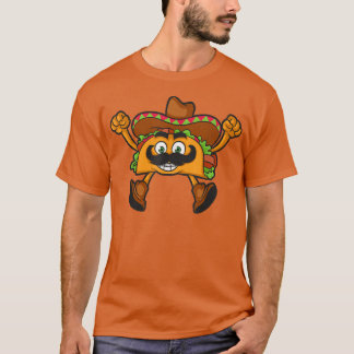 Funny Lycklig Taco Meican Sombrero T Shirt
