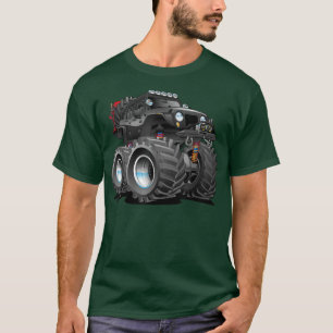 Funny Lyftad 44 av vägen Sten Crawler 4wd Lastbil  T Shirt
