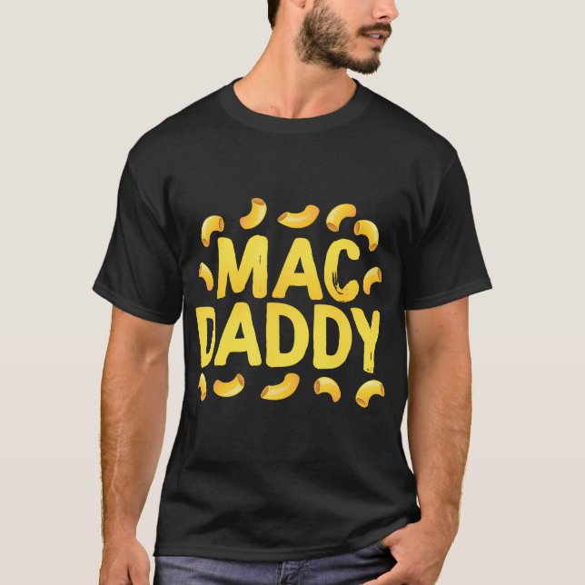 Funny Mac N Cheese - Mac pappa T Shirt (Framsida)