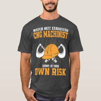 Funny Machinist CNC operator Maskin Gift T Shirt