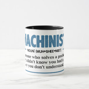 Funny Machinist-definition Mugg