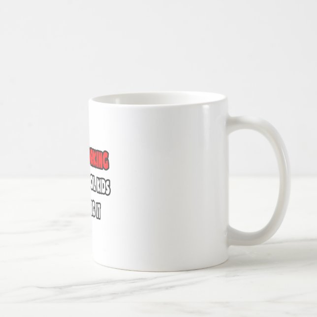 Funny Machinist Shirts and Gifts Kaffemugg (Höger)
