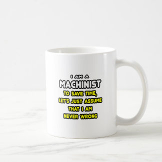 Funny Machinist T-Shirts och Gifts Kaffemugg