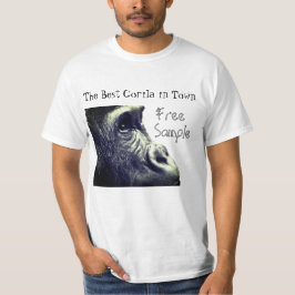 Funny Macho Gorilla Humous Monkey T Shirt