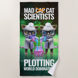 Funny Mad Cat Scientists Plotting World Doming