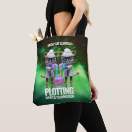 Funny Mad Cat Scientists Plotting World Doming Tygkasse