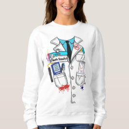 Funny Mad Climate Scientist Halloween helvetets dr T Shirt