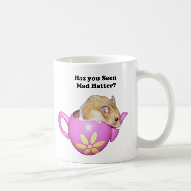 Funny Mad Hatter Dormus Alice i Wonderland Kaffemugg (Höger)