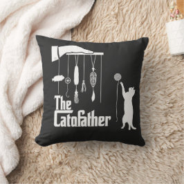 Funny Mafia Cat Parody Graphic Tee Kudde