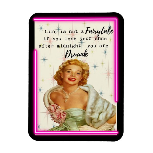 Funny Magnet Best Friend Gift "Fairytale" (Vertikal)