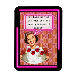Funny Magnet Best Friend Gift "Glasses"