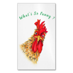 Funny Magnet Surprisad Tupp - Anpassningsbar Text