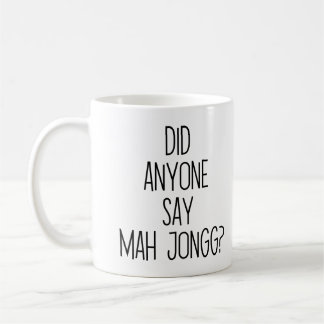 Funny Mah Jongg Kaffemugg