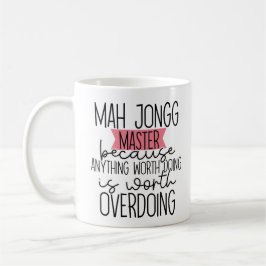 Funny Mah Jongg Kaffemugg