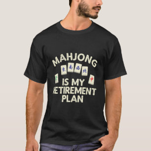 Funny Mahjong Design För manar Kvinnor Mahjong Pla T Shirt