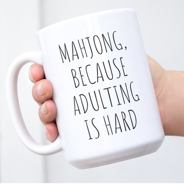 Funny Mahjong Kaffemugg (Skapare uppladdad)