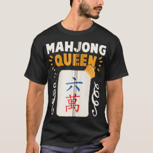 Funny Mahjong Queen Mahjong Party Mahjong Game Zip T Shirt