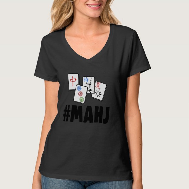 Funny Mahjong Tee Women Game (Framsida)